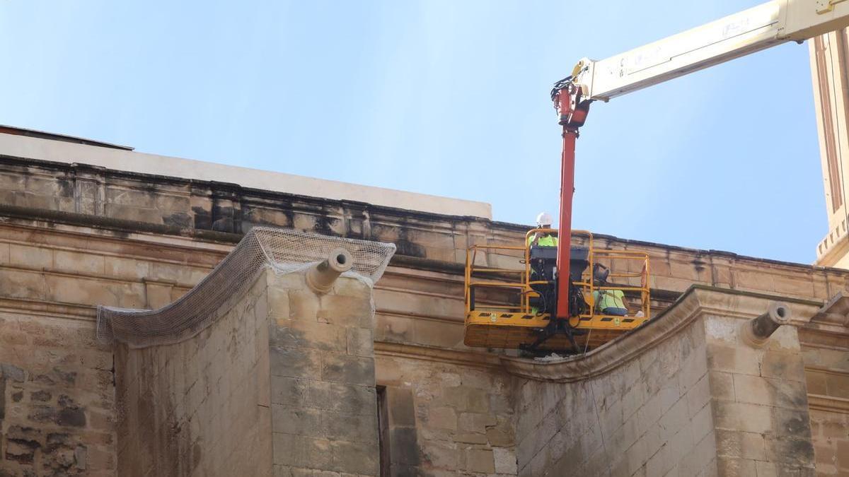 Intervención en lo alto de Santa María, en imagen retrospectiva