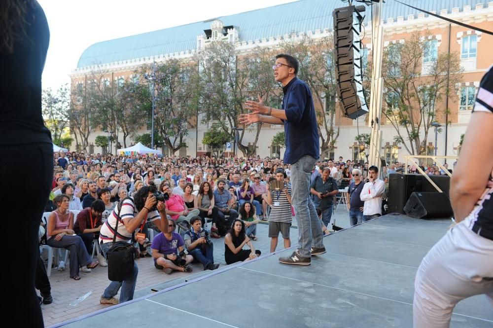 Mitin de Íñigo Errejón en Murcia