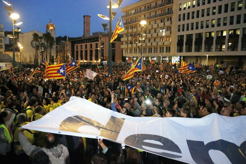 Concentració a la ciutat de Girona