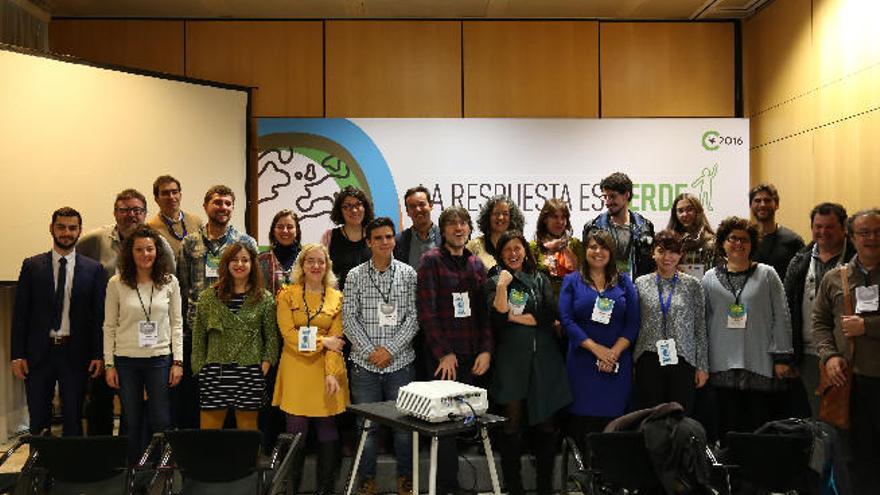 Participantes en el Congreso de Medio Ambiente, en Madrid