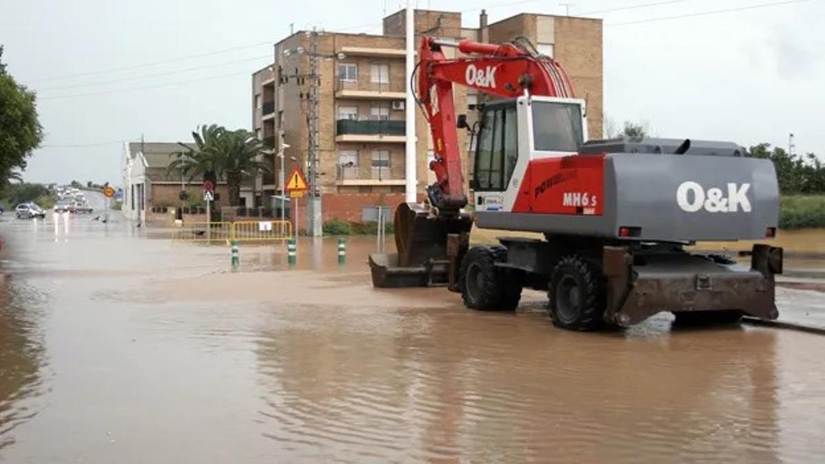 Puçol debe cortar el acceso cada vez que llueve.