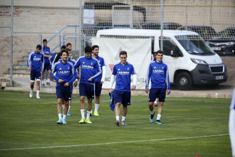 EL Zaragoza prepara el partido contra el Mirandés