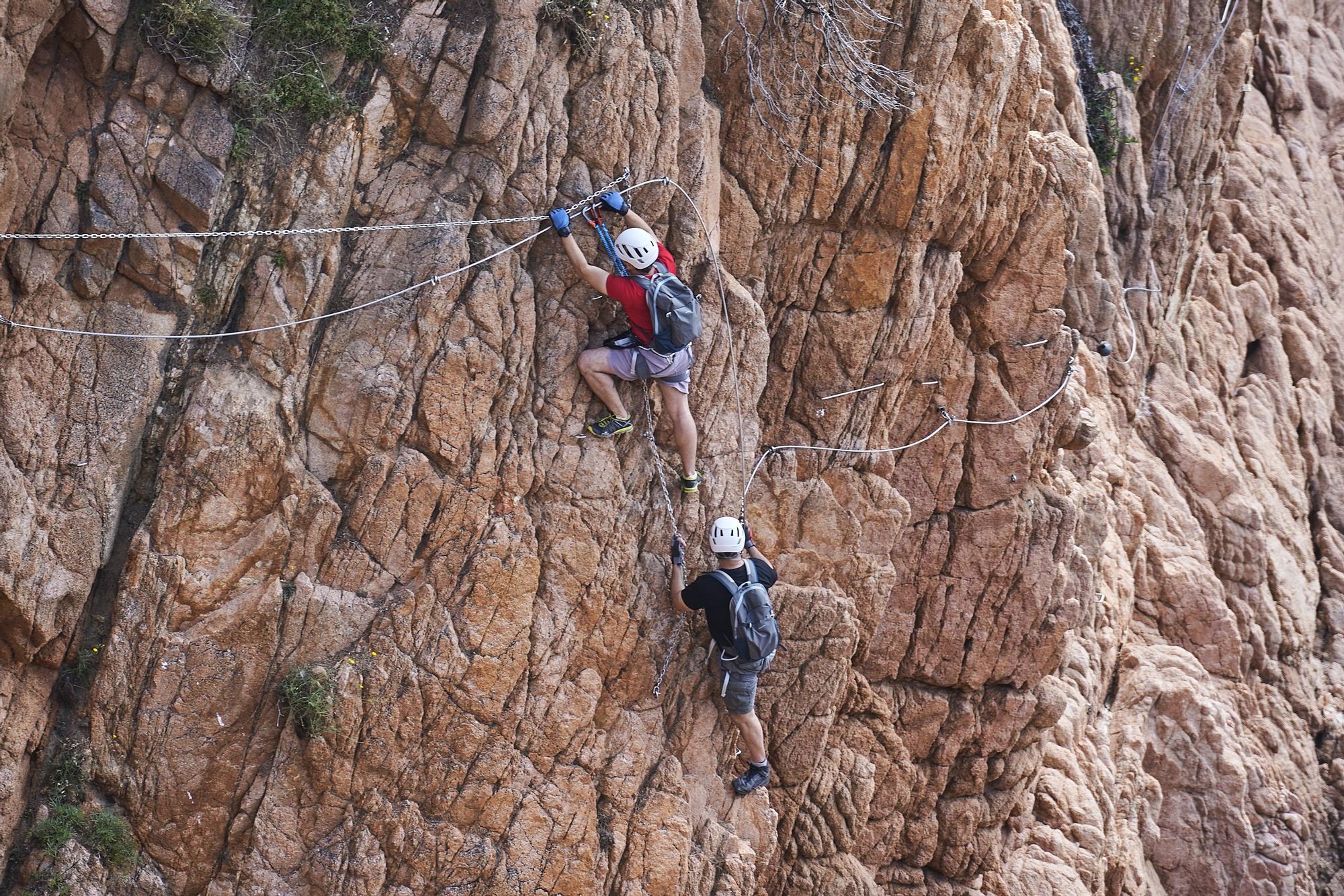 Accident mortal a la via ferrada de la Cala del Molí de Sant Feliu