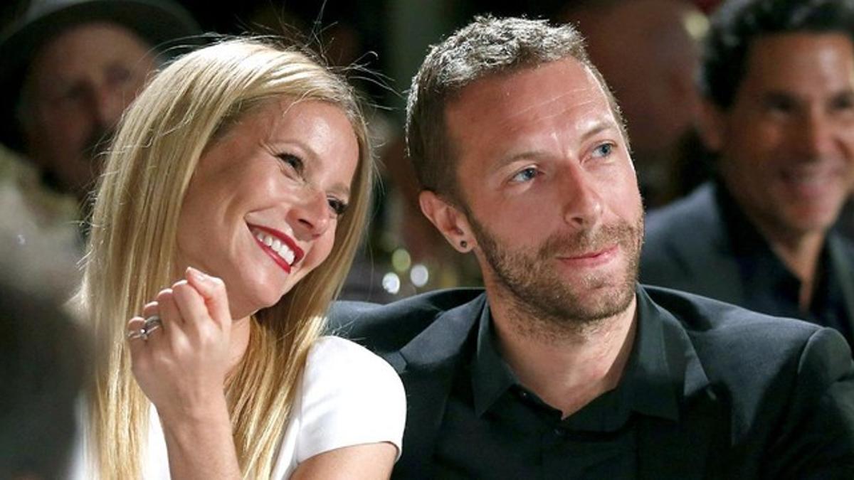 Gwyneth Paltrow y su exmarido, Chris Martin.