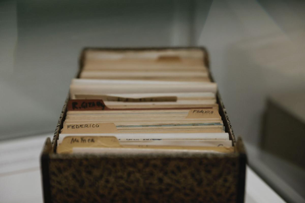 Una de las 350 piezas que componen la exposición 'Lorca y el archivo: memoria en movimiento', en la Residencia de Estudiantes.
