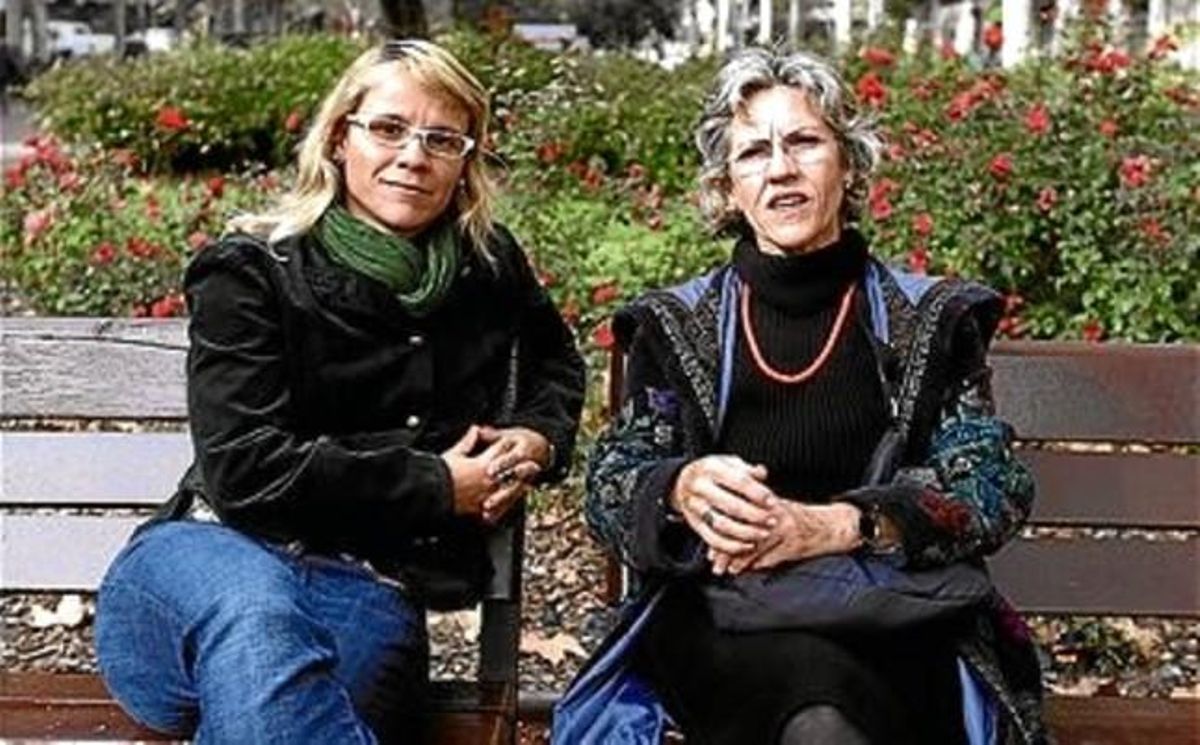 Ángela López i la seva mare, Rosaura Alejandro, divendres passat. Ángela López i la seva mare, Rosaura Alejandro, divendres passat.
