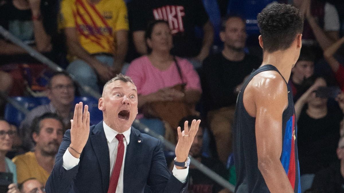 Jasikevicius, durante el partido contra el Girona