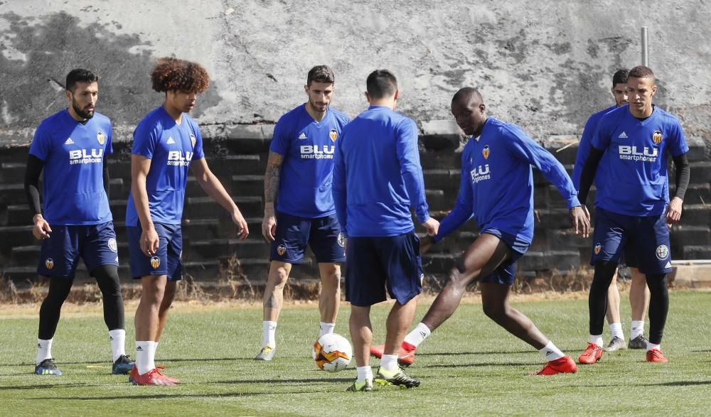 Último entrenamiento antes de viajar a Krasnodar