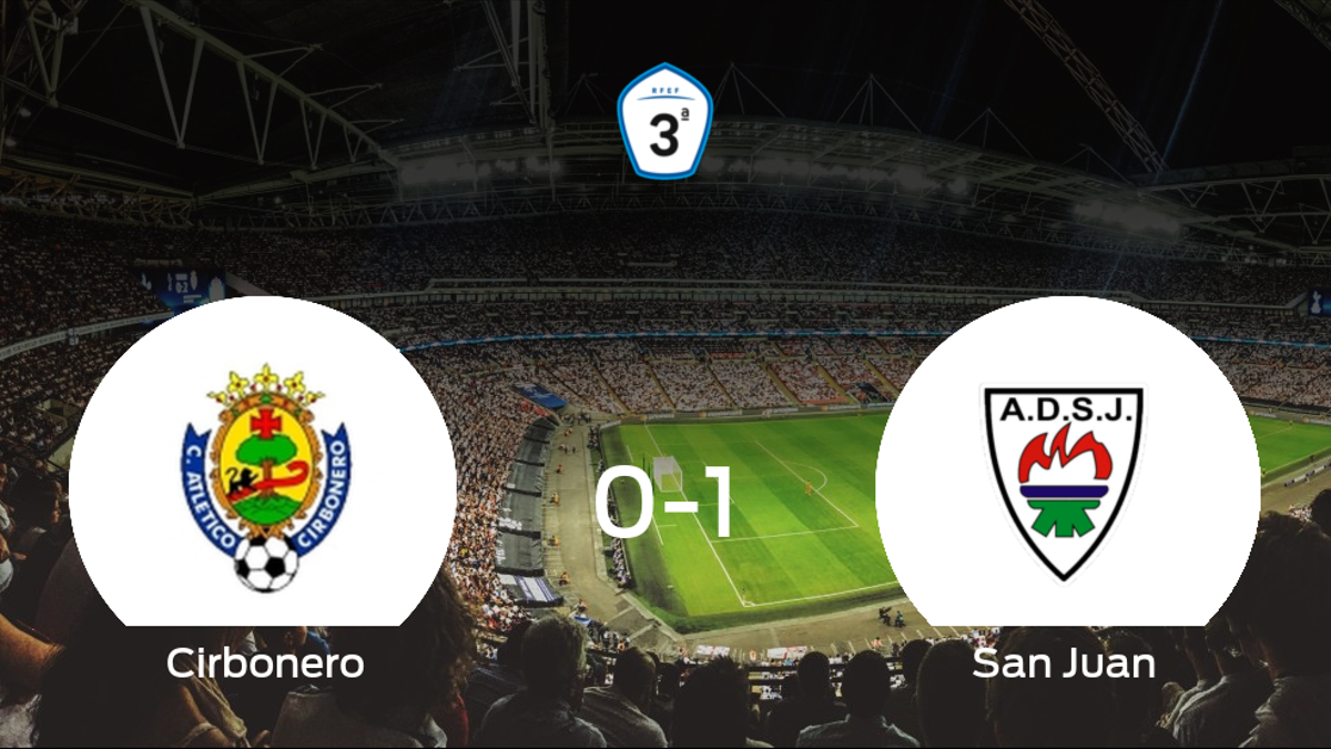 El San Juan DKE gana 0-1 al Cirbonero y se lleva los tres puntos