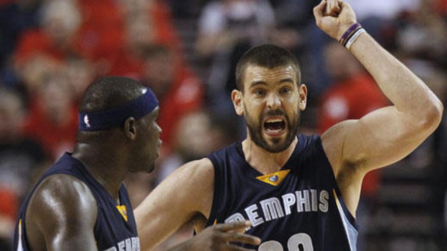 Marc Gasol, durante su partido.