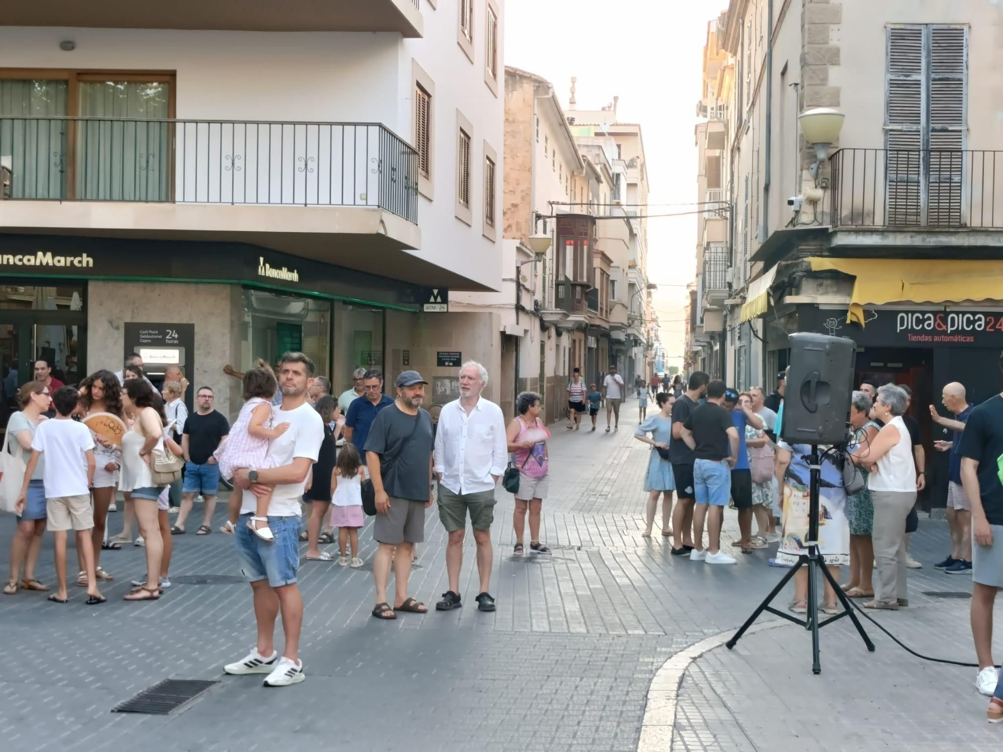 Las imágenes de la protesta de sa Pobla