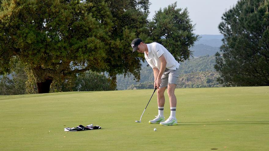 Josema Ortiz, en plena competición en el Real Club de Campo de Córdoba.