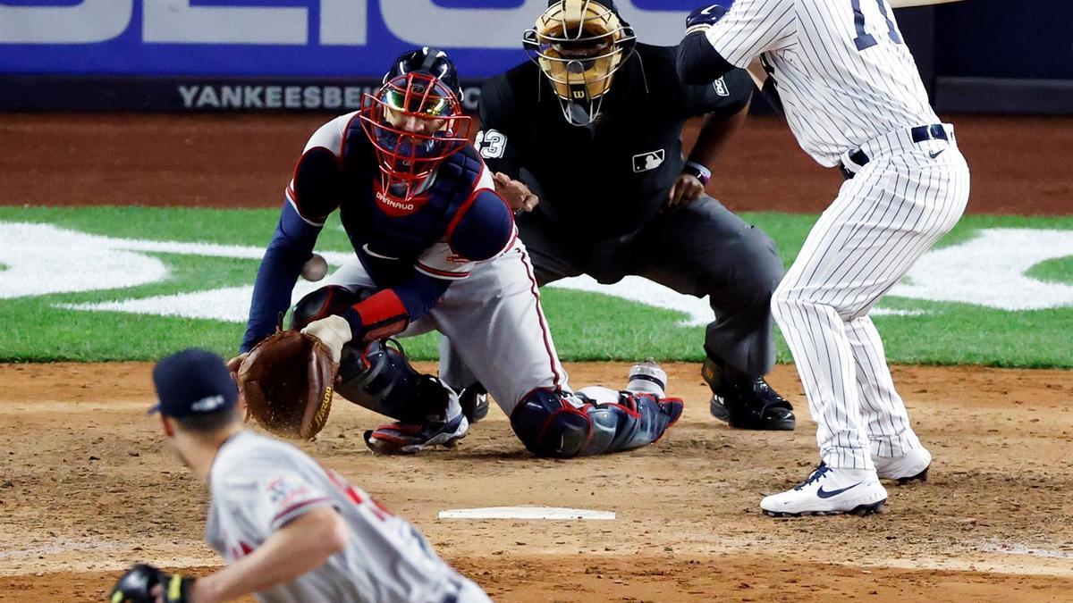 Un instante del pasado New York Yankees-Atlanta Braves.