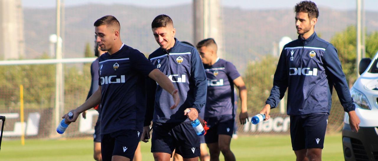 Jesús Carrillo, Pablo Hernández y Vicente Esquerdo, ausentes en San Fernando, la semana pasada en Marina d’Or.