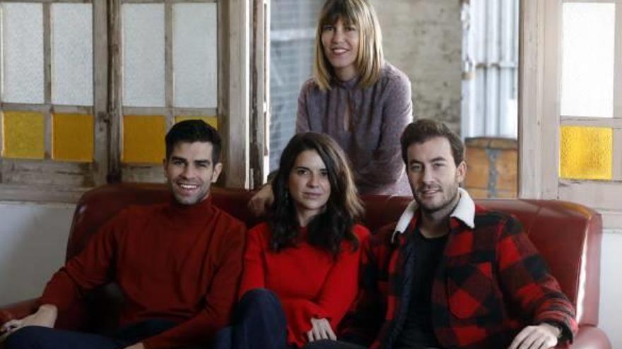 Ana Ramón Rubio, Fede Rey, Ana Caldas y Jaime Reynolds.