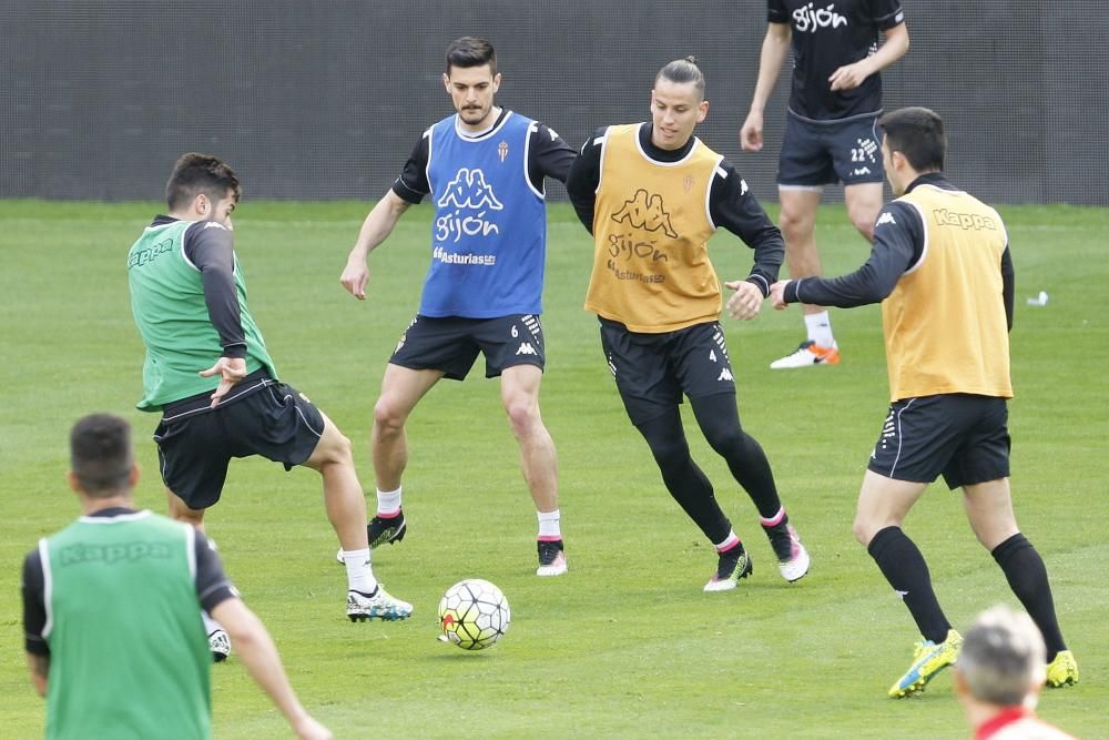 Entrenamiento del Sporting