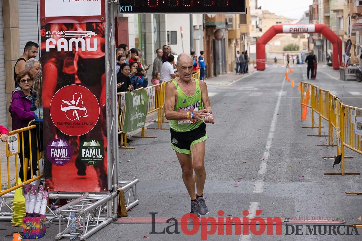 Carrera Popular Urbana y de la Mujer de Moratalla ‘La Villa, premio Marín Giménez (línea de meta)