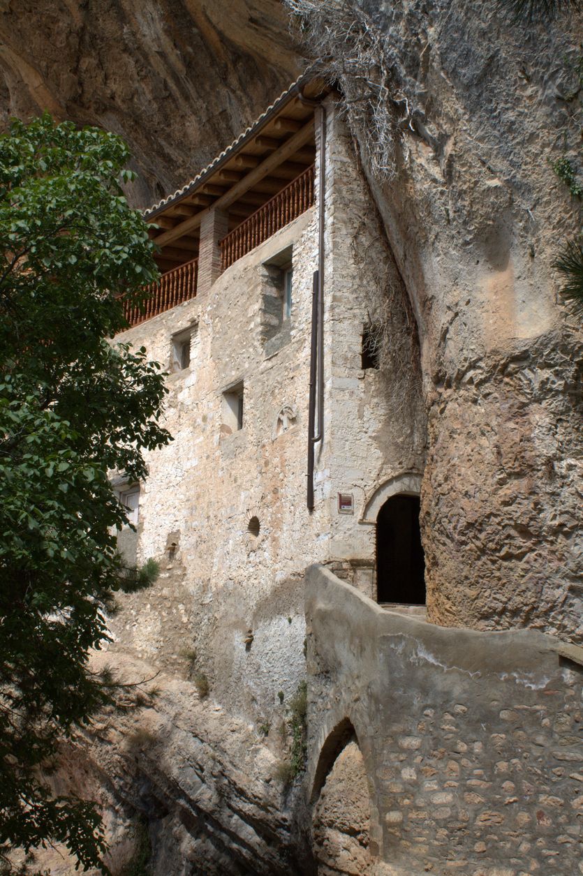 La capilla de la ermita de la Virgen de la Peña