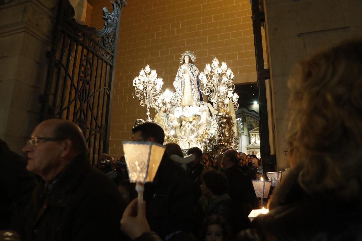 Procesión del farolet de las Purisimeras de Vila-real