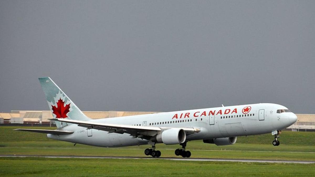 Un Boeing 767 de Air Canadá, el modelo que vuela sobre Barajas.