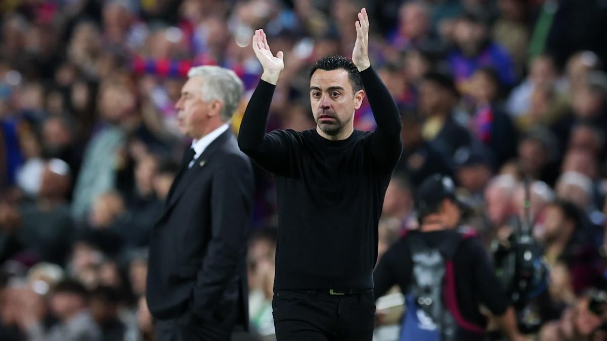 Xavi Hernández, en el clásico