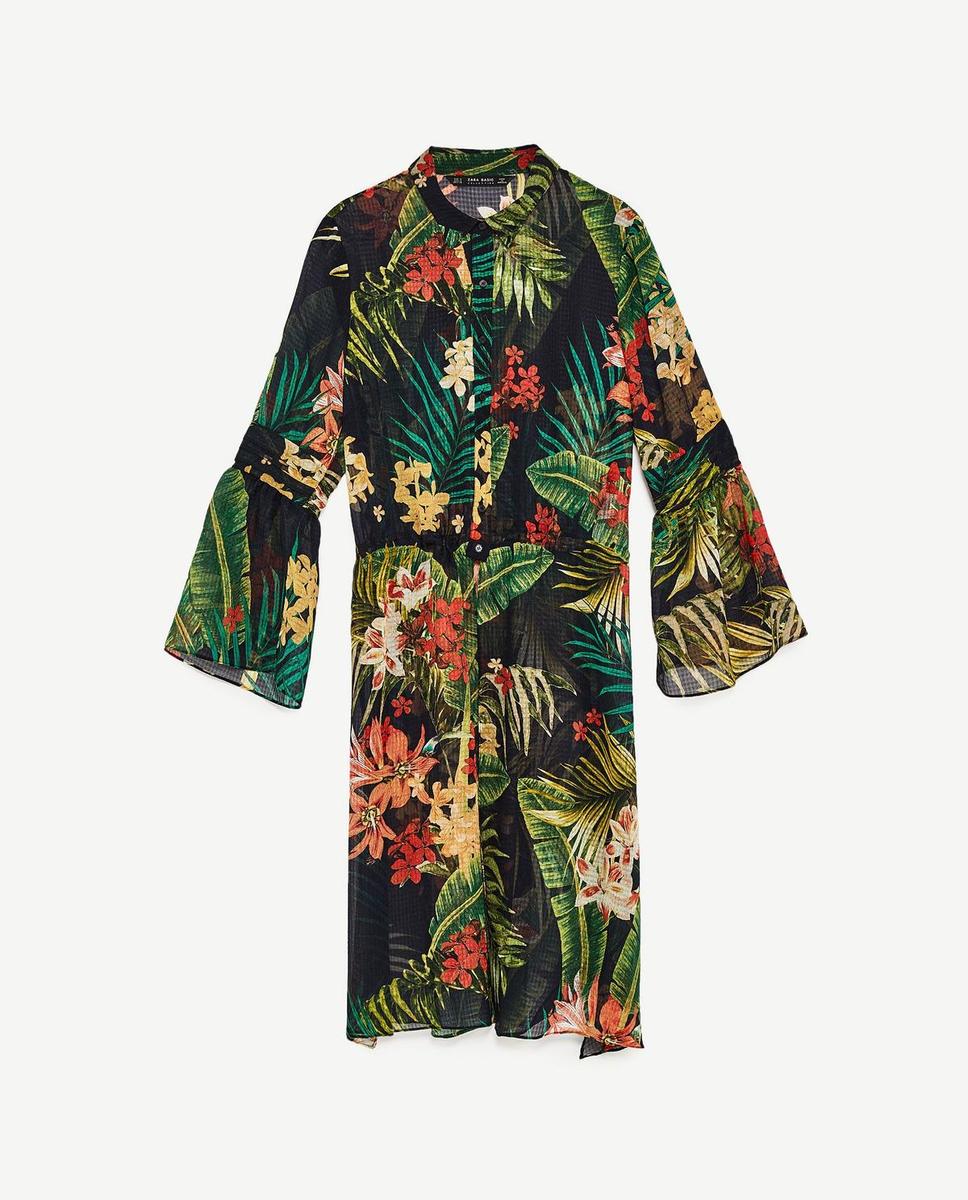El paraíso 'made in' Zara': Camisa estampado floral (29,95 euros)