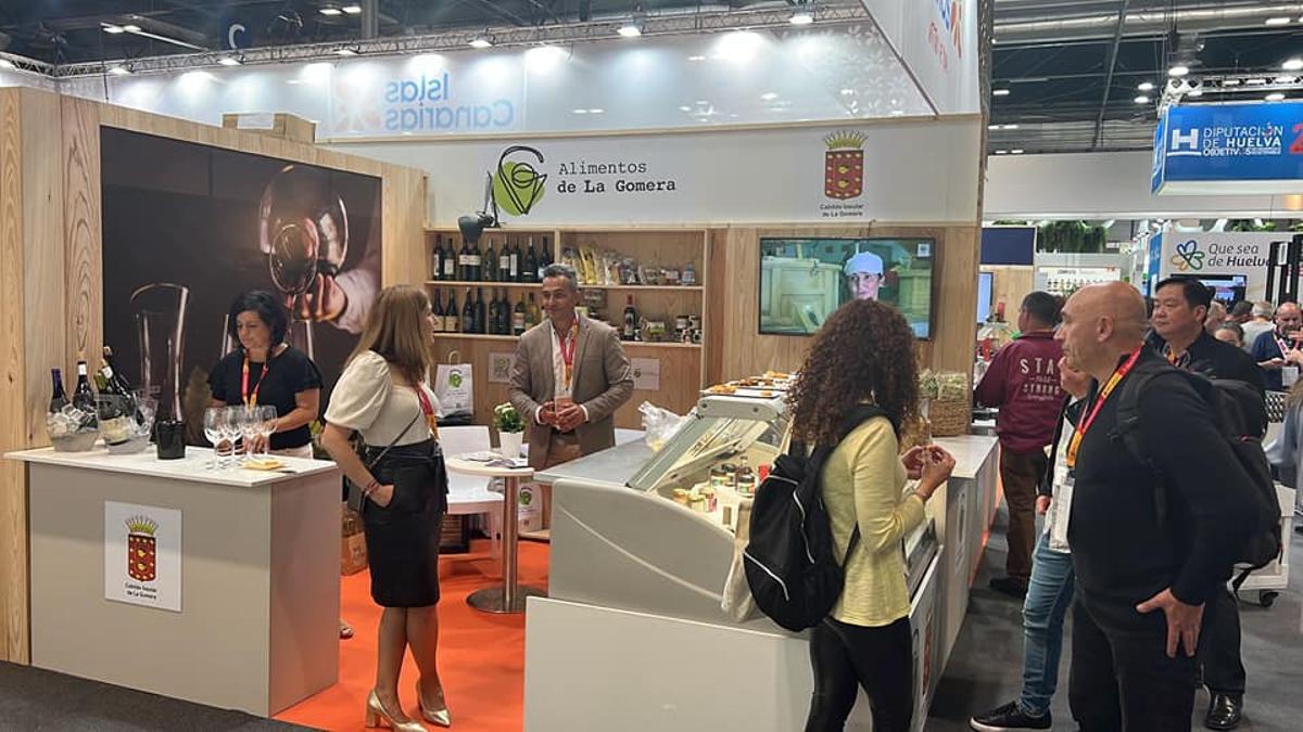 Stand de Alimentos de La Gomera en el Salón Gourmets de Madrid en 2022