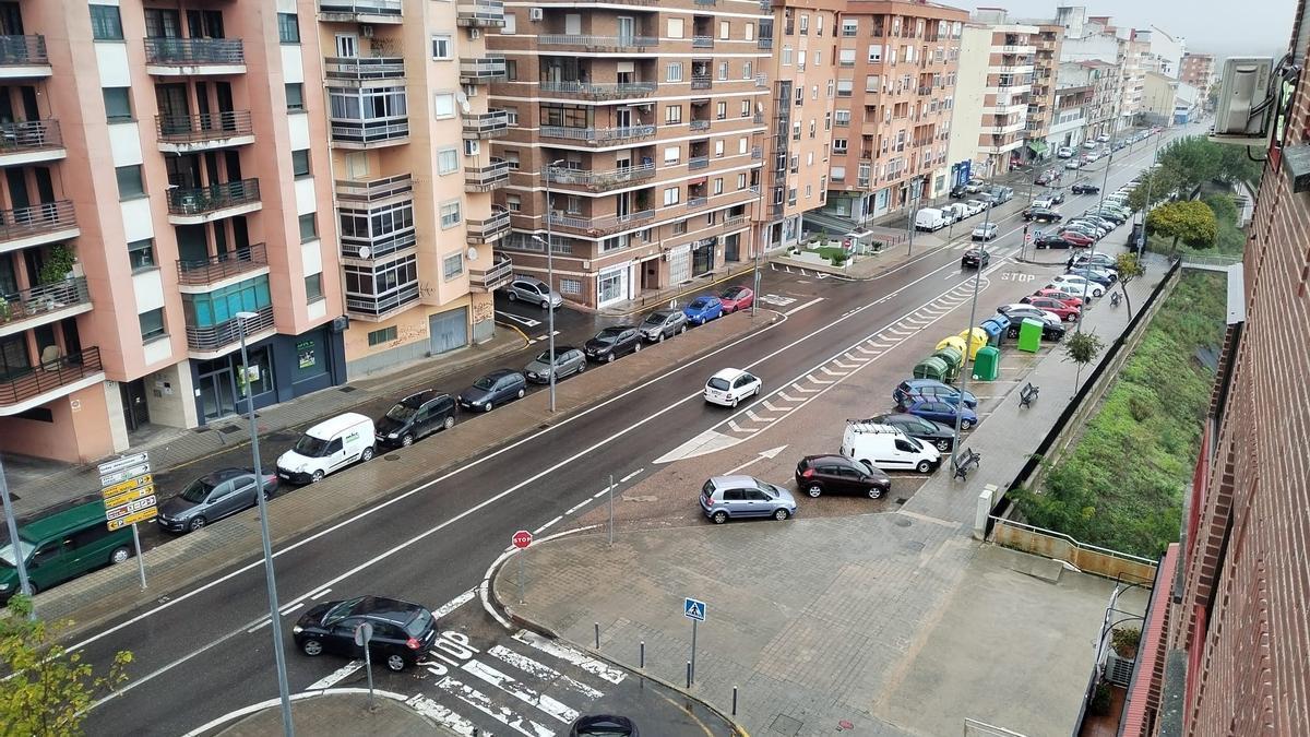 Avenida del Valle, incluido en el tramo de la travesía de Plasencia pendiente de humanizar por Transportes.