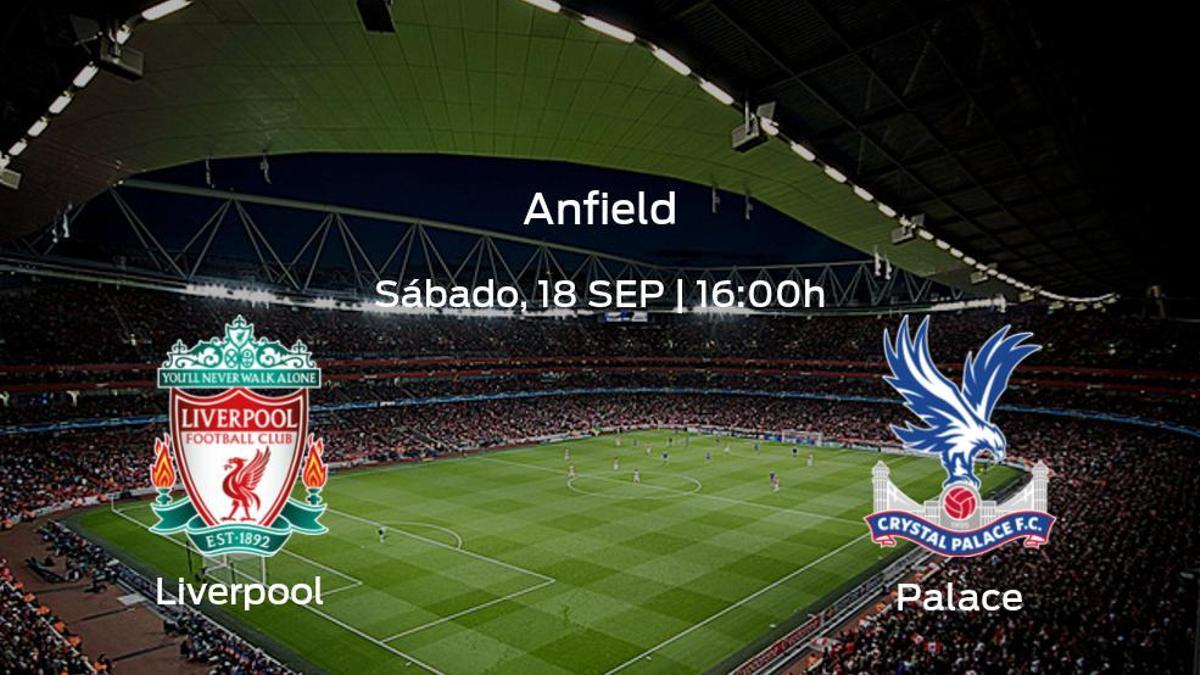 Previa del encuentro: el Liverpool recibe al Crystal Palace