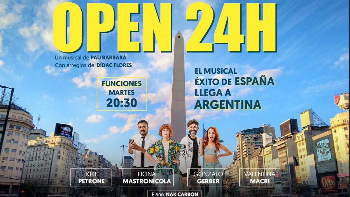 El cartell de la versió argentina de «Barcelona 24H».