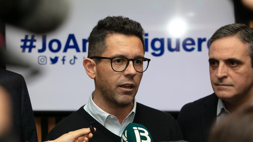 Rafa Triguero promete convertir el parque de la Paz en uno de los pulmones verdes de Ibiza