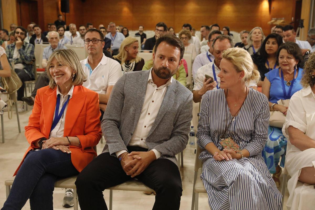 Llamazares, Queipo y Rodríguez en julio de 2024.