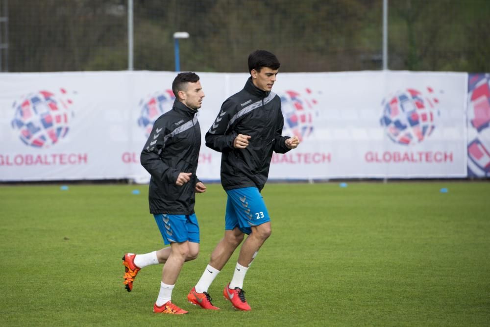 Entrenamiento del Real Oviedo