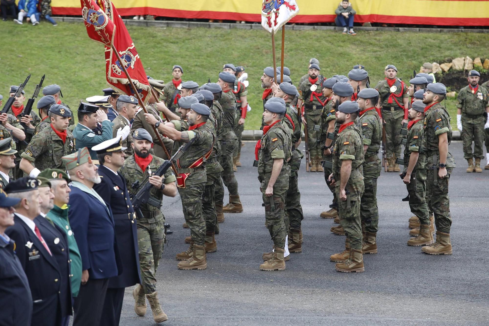 EN IMÁGENES: Desfile militar del regimiento "Príncipe" y fiesta de La Inmaculada en Cabo Noval