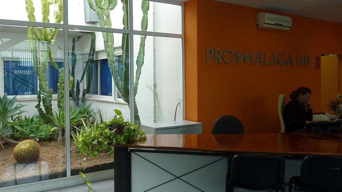 Una imagen de la sede de Promálaga.