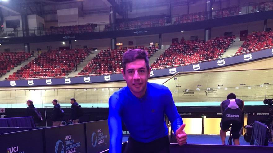 Sebastián Mora luchará por el trunfo final en la UCI Track League