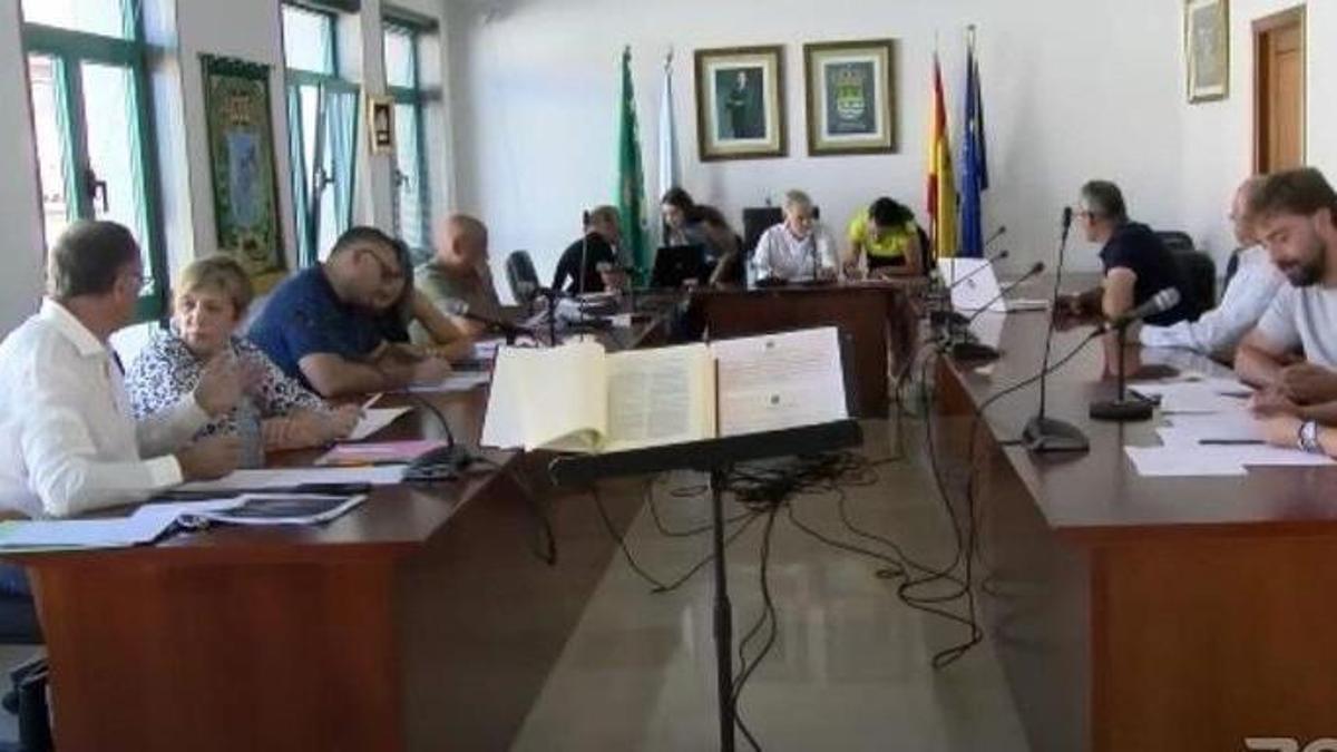 Los ediles de la corporación, en un pleno.