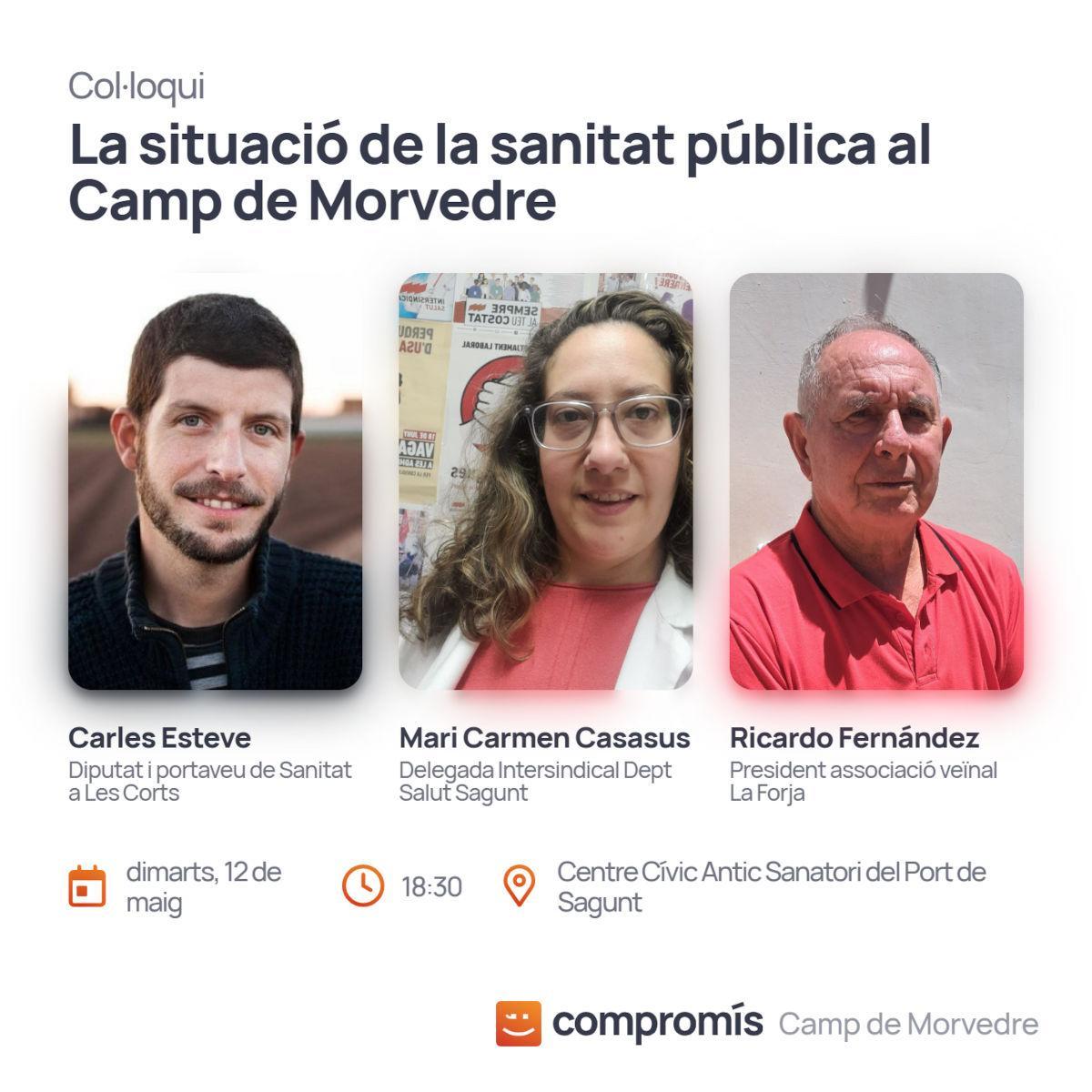 Coloquio de Sanidad Compromís.