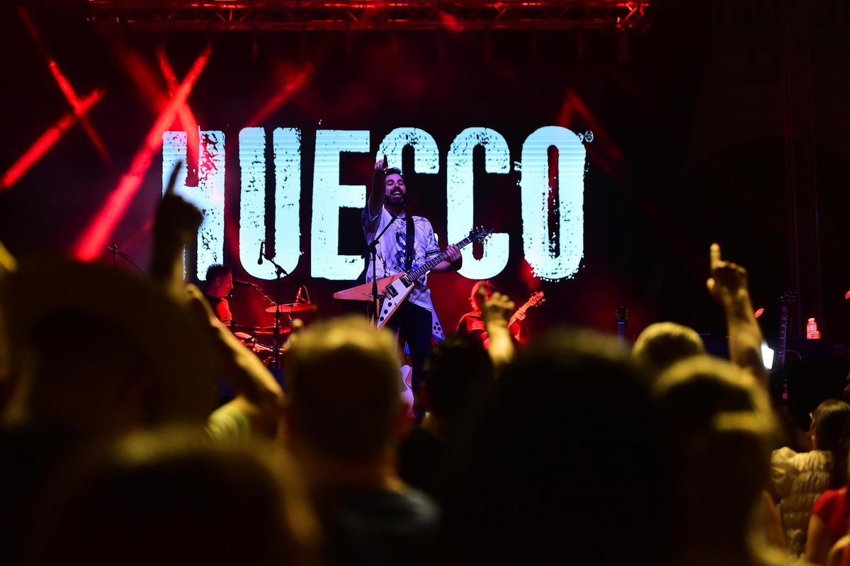 Galería | Las imágenes del primer concierto de las ferias de Plasencia: Huecco