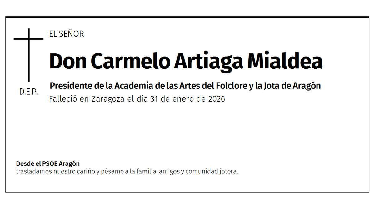 Don Carmelo Artiaga Mialdea