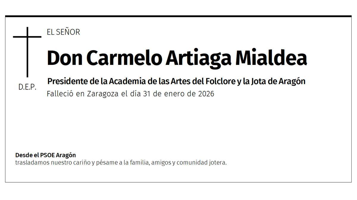 Don Carmelo Artiaga Mialdea