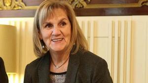 La presidenta del Parlament, Núria de Gispert, el 9 de gener passat. EFE / TONI ALBIR