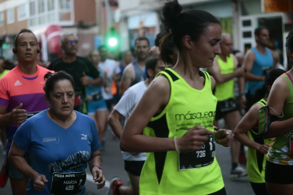 Nuevo éxito de la carrera nocturna de As Travesas con más de 1.300 participantes