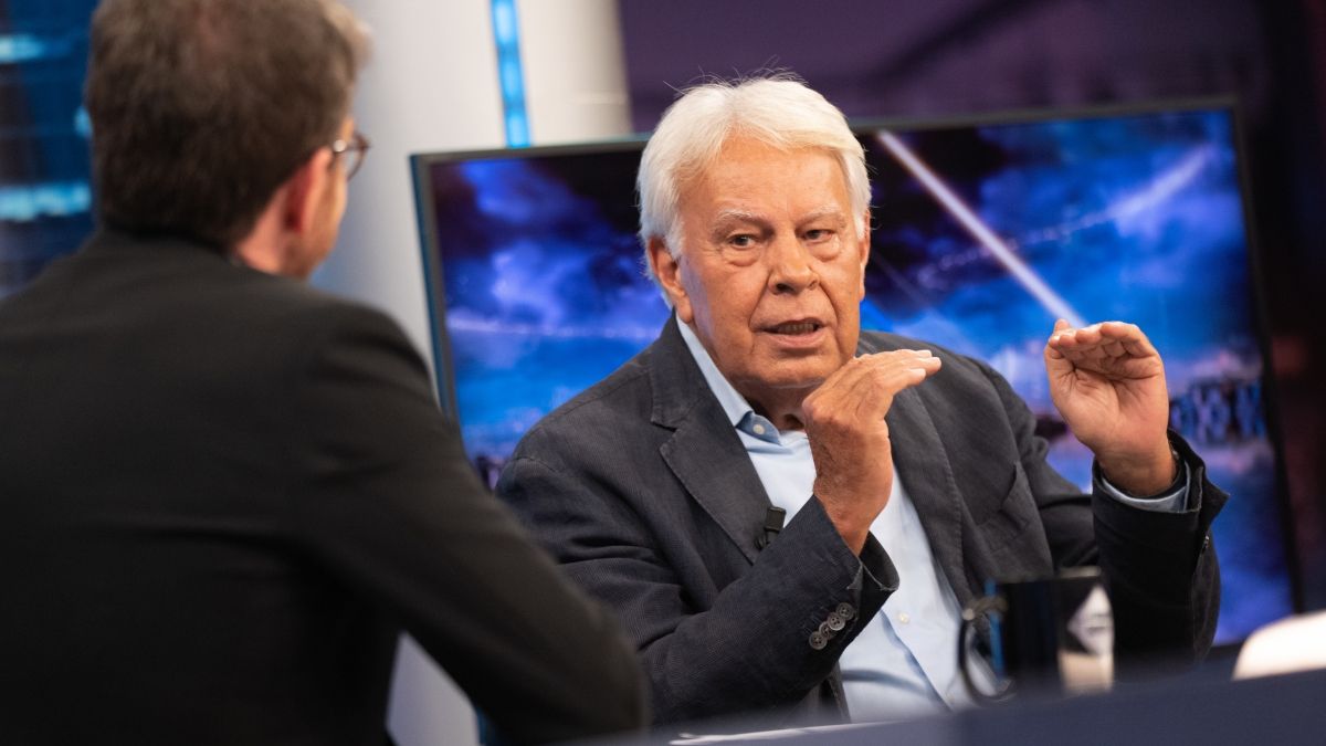 Pablo Motos y Felipe González en 'El hormiguero'