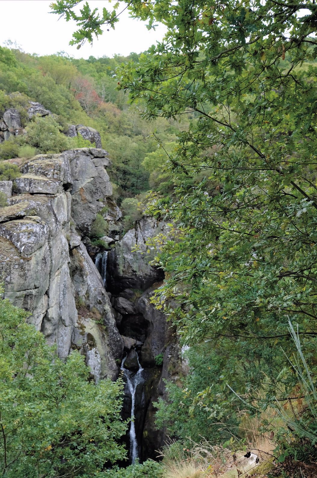 Fervenzas: cascadas del Fírbeda