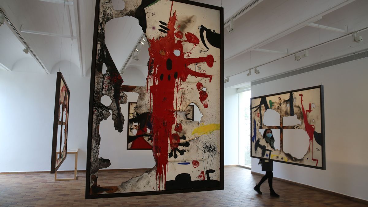 Exposición 'El llegat més íntim' en la Fundació Miró de Barcelona.