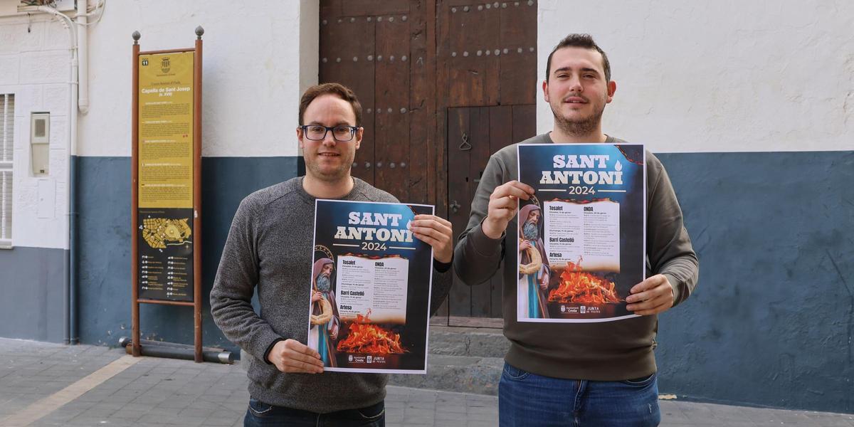 Anuncio del cartel de fiesta de Sant Antoni.