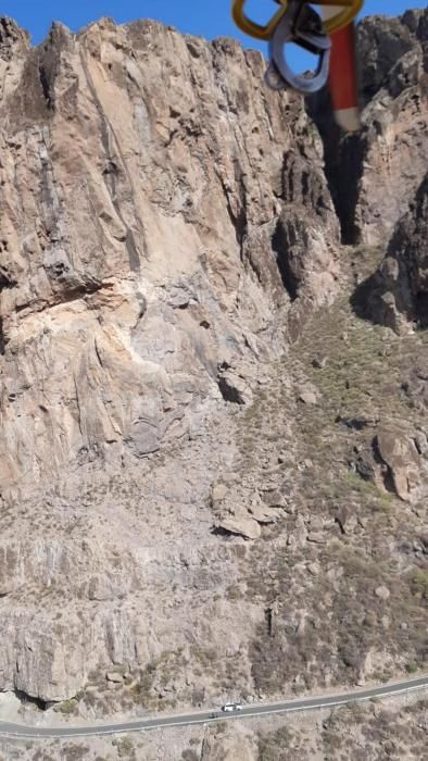 Rescate de unos montañistas en Ayacata