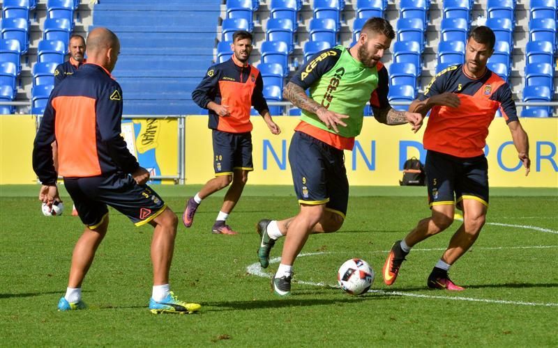 Entrenamiento de la UD Las Palmas, 9 enero 2017