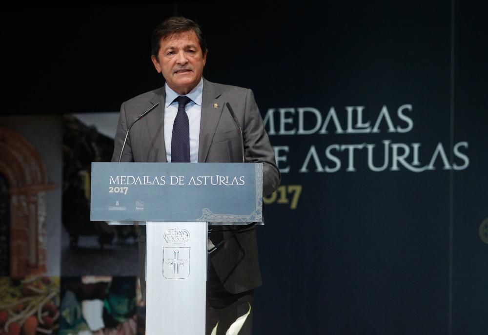 Acto de entrega de las medallas de Asturias